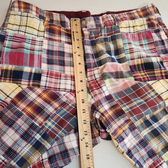 J. Crew Plaid Patchwork Preppy Y2K Pants 36X30 Men's Golf Academia Professional - Picture 8 of 11